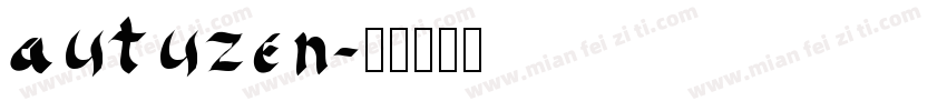 autuzen字体转换