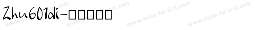 Zhu601di字体转换