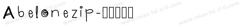 Abelonezip字体转换