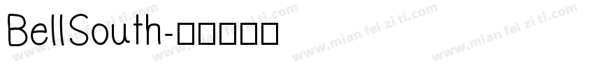 BellSouth字体转换