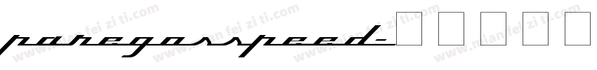 ParegosSpeed字体转换