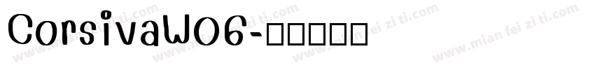 CorsivaW06字体转换