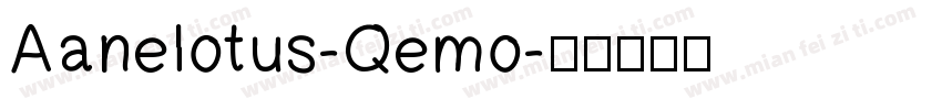 Aanelotus-Qemo字体转换