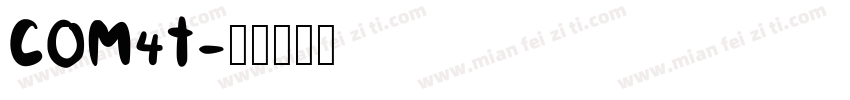 COM4t字体转换