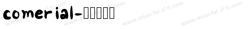 comerial字体转换