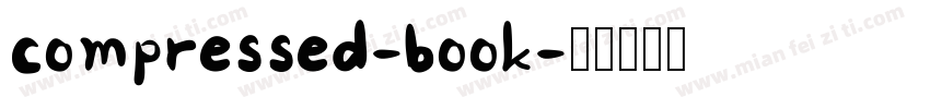 compressed-book字体转换