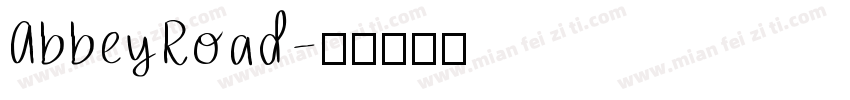 AbbeyRoad字体转换
