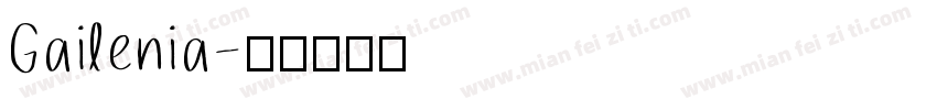 Gailenia字体转换