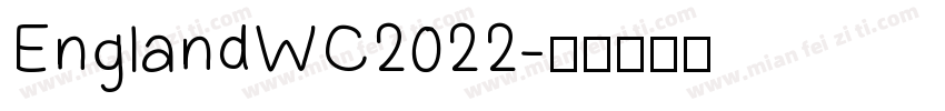 EnglandWC2022字体转换