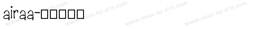airaa字体转换