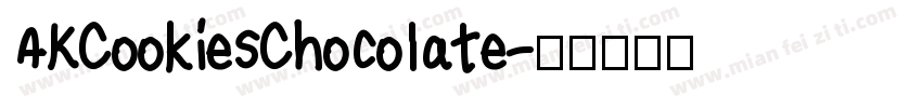 AKCookiesChocolate字体转换