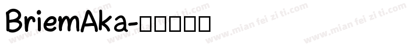 BriemAka字体转换