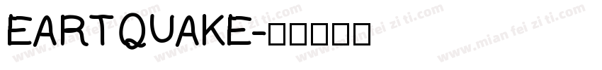 EARTQUAKE字体转换