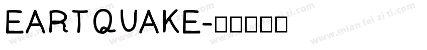 EARTQUAKE字体转换