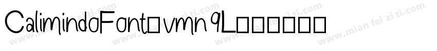 CalimindoFont-vmn9L字体转换