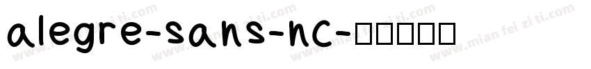 alegre-sans-nc字体转换