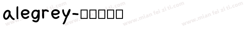 alegrey字体转换