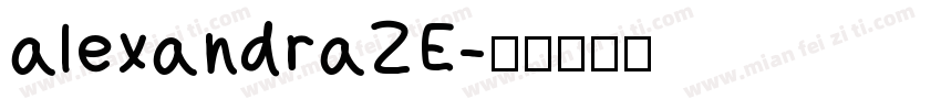 alexandraZE字体转换