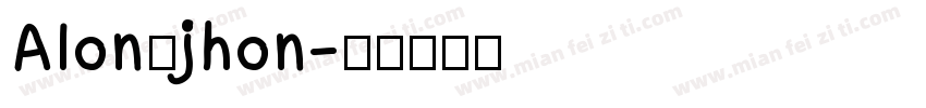Alonejhon字体转换