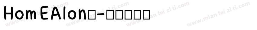 HomEAlone字体转换