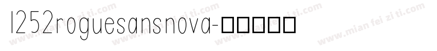 1252roguesansnova字体转换