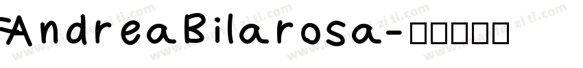 AndreaBilarosa字体转换