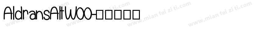 AldransAltW00字体转换