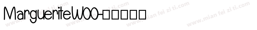 MargueriteW00字体转换
