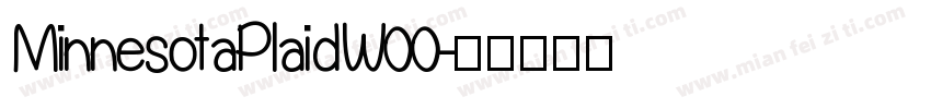 MinnesotaPlaidW00字体转换