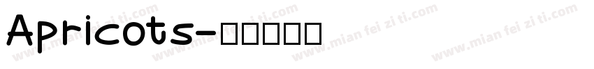 Apricots字体转换