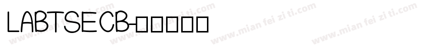 LABTSECB字体转换