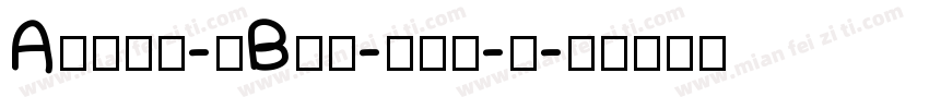 Arial-GBpc-EUC-H字体转换