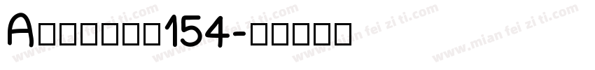 ArialKF154字体转换