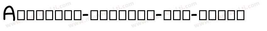 Arizonia-Regular-OTF字体转换