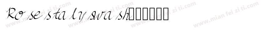 Rosestalyswash字体转换