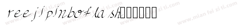 reejipinboflash字体转换