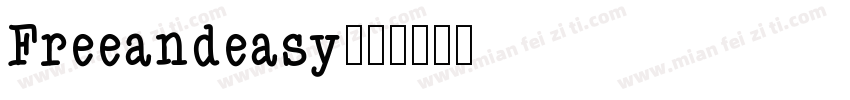 Freeandeasy字体转换