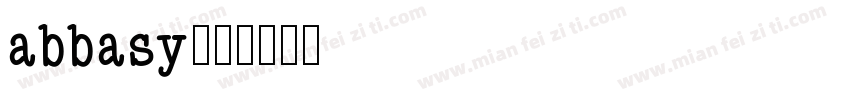 abbasy字体转换