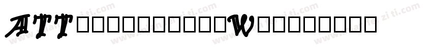 ATTriumvirateW03字体转换
