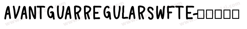AVANTGUARREGULARSWFTE字体转换