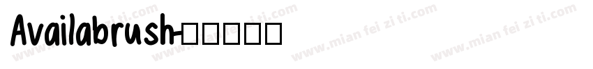 Availabrush字体转换