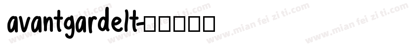 avantgardelt字体转换