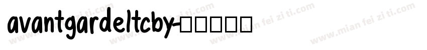 avantgardeltcby字体转换