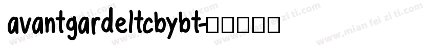 avantgardeltcbybt字体转换