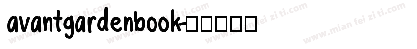 avantgardenbook字体转换