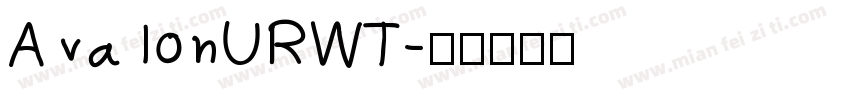 AvalonURWT字体转换