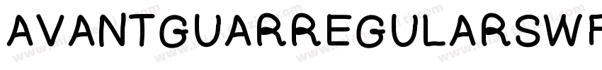 AVANTGUARREGULARSWFTE字体转换