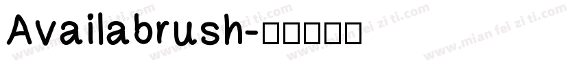 Availabrush字体转换