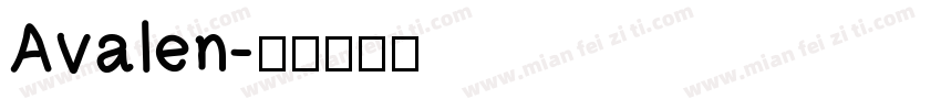 Avalen字体转换