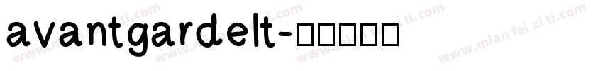 avantgardelt字体转换